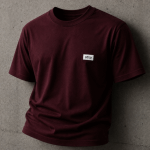 Camiseta Vinho De Algodão Cotton Grosso 500g