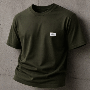 Camiseta Verde Militar De Algodão Cotton Grosso 500g